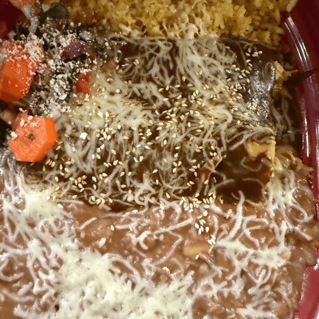 Mole Enchiladas.