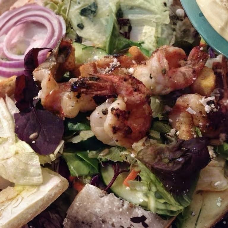 Grilled Shrimp Salad.