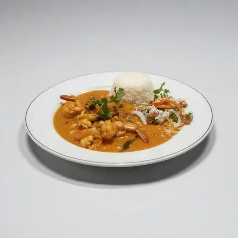 Camarones En Crema De Tequila.