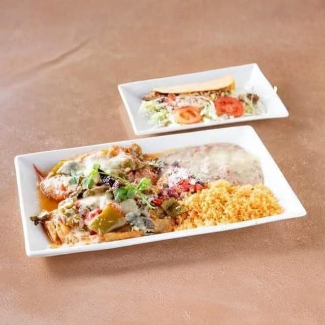 #4-Two Chile Rellenos and One Taco.