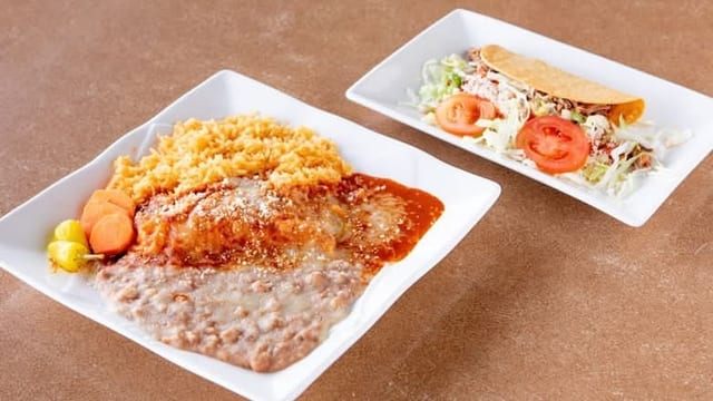 #6-One Tamal, One Enchilada, and One Taco.